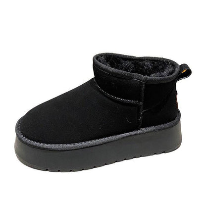 Thick Soled Versatile Snow Boots – Warm, Stylish & Elevating for Winter - Shello's Creative Boutique