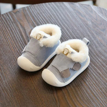 Infant Toddler Boots Winter Warm Plush Baby Girls Boys Snow Boots Outdoor Comfortable Soft Bottom Non-Slip Child Kids Shoes - Shello's Creative Boutique