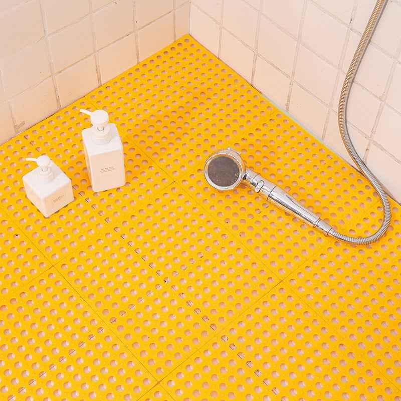 Modular Interlocking Bath Mat - Non-Slip Waterproof TPR Floor Tiles 30x30cm - Shello's Creative Boutique