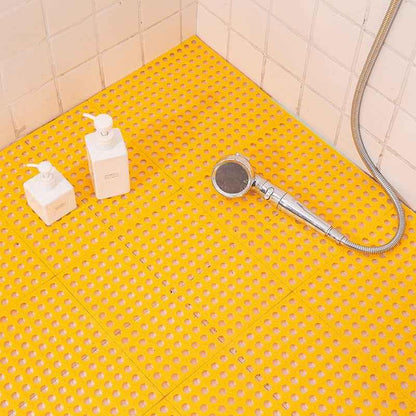 Modular Interlocking Bath Mat - Non-Slip Waterproof TPR Floor Tiles 30x30cm - Shello's Creative Boutique