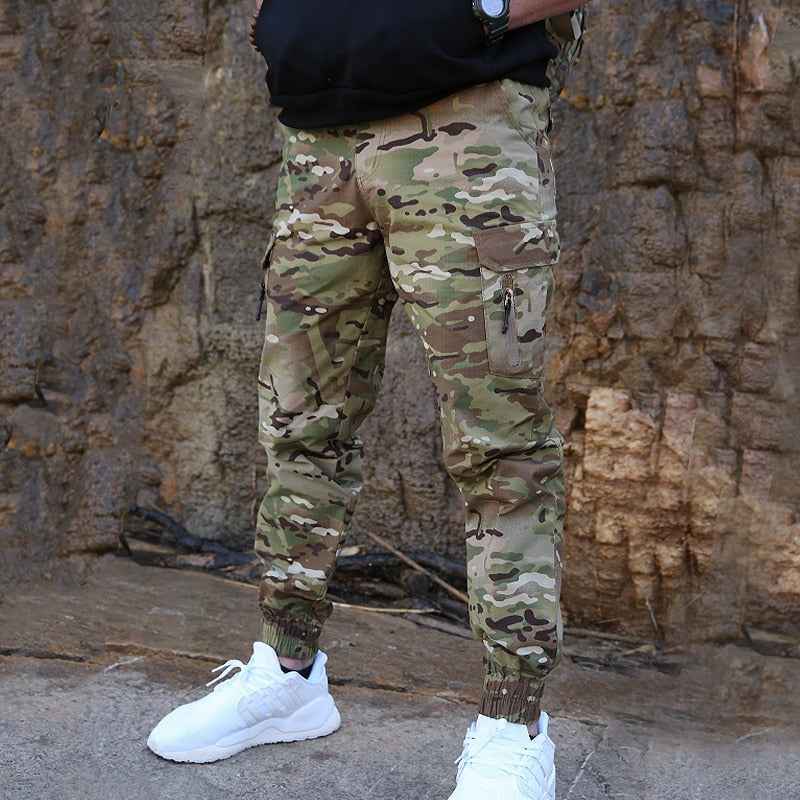 Mege Brand Men Fashion Streetwear Casual Camouflage Jogger Pants Tactical Military Trousers Men Cargo Pants