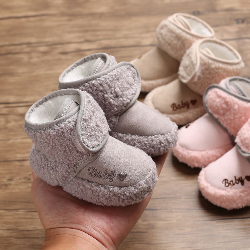 Baby Winter Warm First Walkers Cotton Baby Shoes Cute Infant Baby boys girls shoes soft sole indoor shoes for 0-18M eprolo