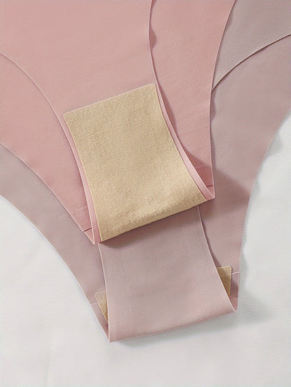 5pcs High Waist Seamless Mixed Color Panties Pack, Women's Underwear & Lingerie Shello's Creative Boutique