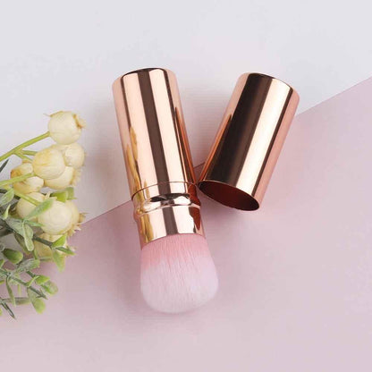 Portable Makeup Brush – Compact Telescopic Brush for Travel - Shello's Creative Boutique
