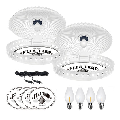 Shell-Shaped Flea Trap Lamp - Stylish Pet Household Flea Catcher