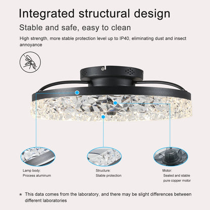 Ceiling Fan with Lights Dimmable LED – Modern Style & Smart Comfort for Your Home - Shello's Creative Boutique