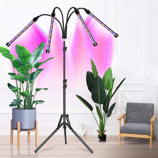 Full Spectrum LED Grow Light with Tripod - 40W Plant Lamp