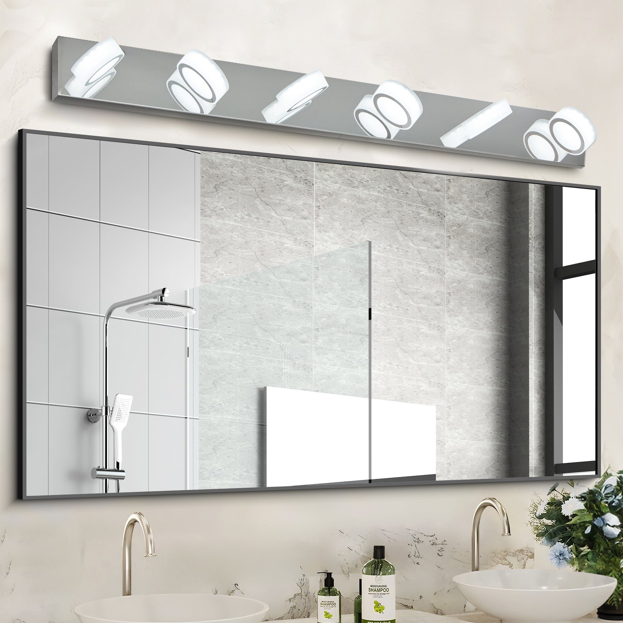 LED Modern Chrome 6-Light Vanity Lights Fixtures Over Mirror Bath Wall Lighting eprolo