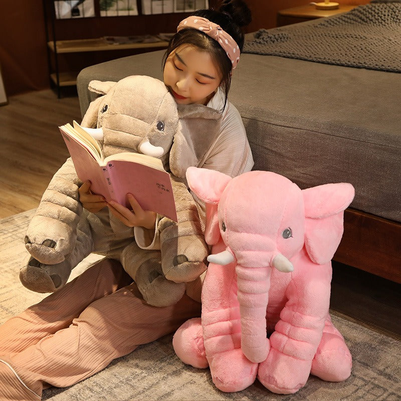 Popular Elephant Doll WeChat Same Plush Toy Comfort Pillow for Sleeping Dolls Baby Sleeping Pillow eprolo