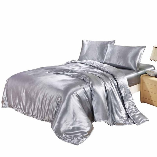 Premium Black Duvet Cover - Soft Polyester Quilt Cover with Zipper Closure