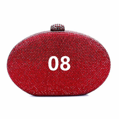 Crystal bag can be used for crossbody carrying, suitable for party and wedding gift bags - Shello's Creative Boutique