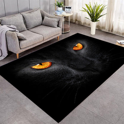 3D Three-Dimensional Animal Tiger Carpet - Realistic Living Room Floor Mat - Coffee Table Sofa Rug