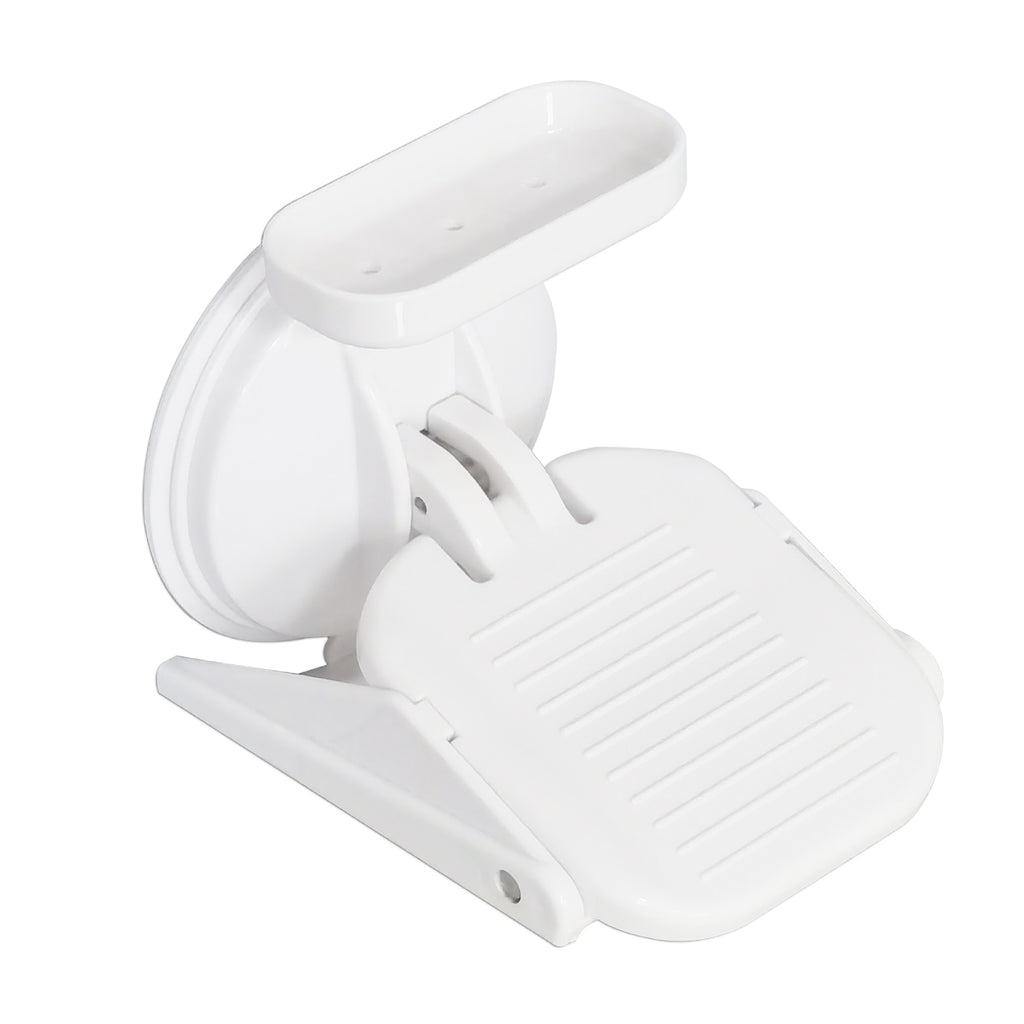 Bathroom footrest shower footrest bracket bathroom suction cup footrest storage rack suction cup eprolo