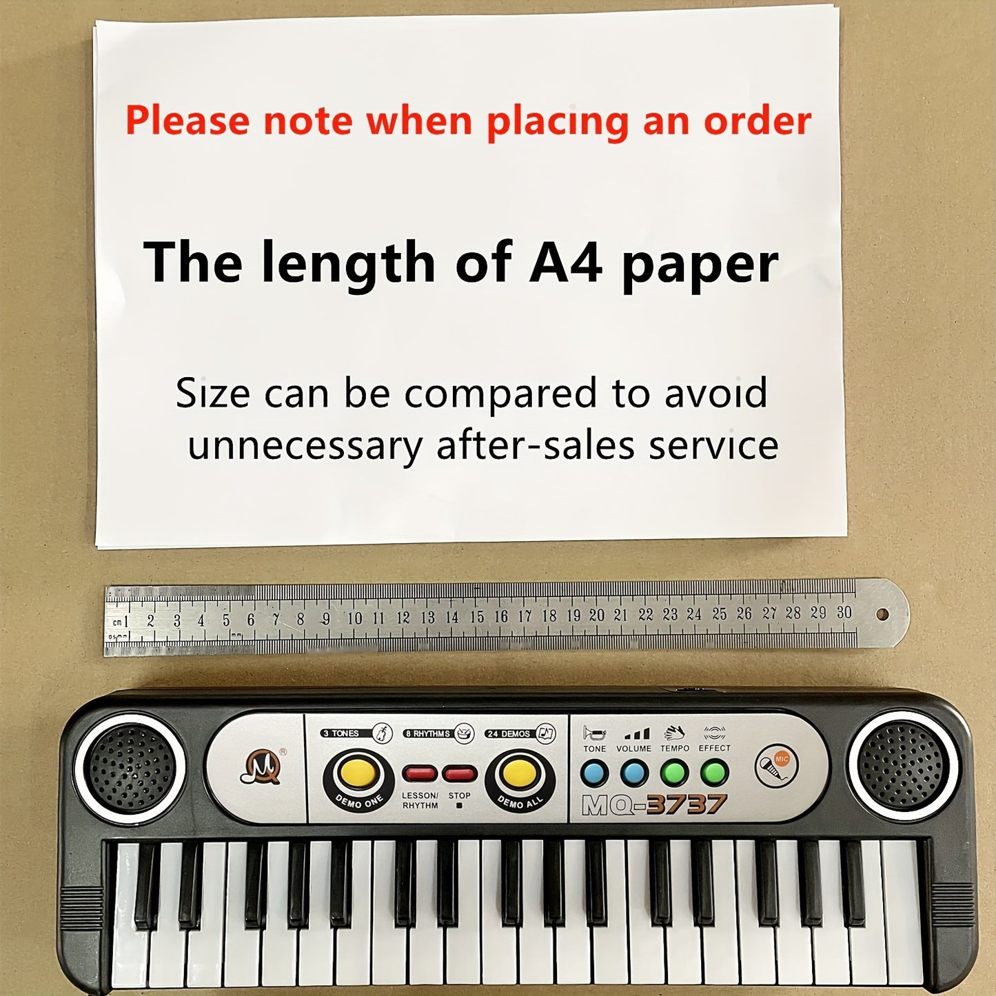 37-Key Electronic Piano for Kids - Beginner Keyboard Musical Toy Ages 3+