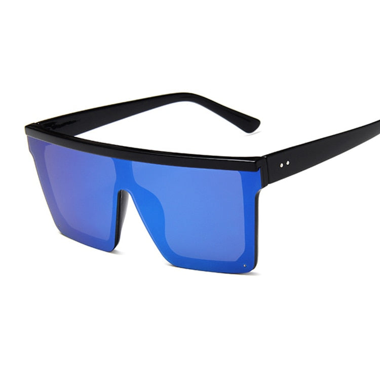 New Black Square Sunglasses Women Big Frame Fashion Retro Mirror Sun Glasses Female Brand Vintage Lady Lunette De Soleil Femme