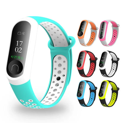 Newest Millet Silica Bracelet Wristband Smart Sports Bracelet Replacement For Xiaomi Mi band 3 4 Wristband Fitness Watch - Shello's Creative Boutique