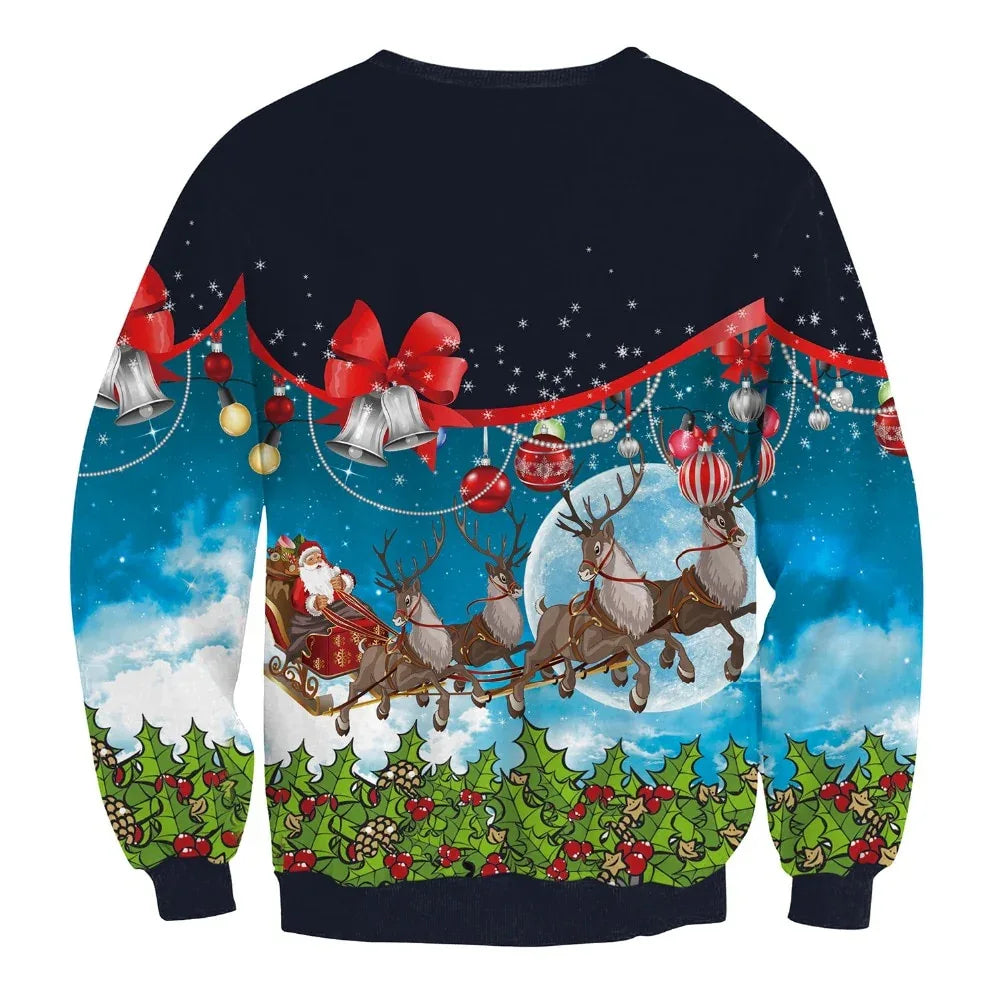 Unisex Men Women UGLY CHRISTMAS SWEATER Autumn Winter Clothing - Shello's Creative Boutique