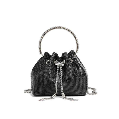 Eprolo Classic Rhinestone Evening Bag – Luxe Glamour That Turns Heads - Shello's Creative Boutique