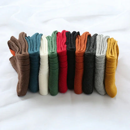 1Pair Warm Women Socks Striped 3D Socks Autumn Winter Style Socks - Shello's Creative Boutique