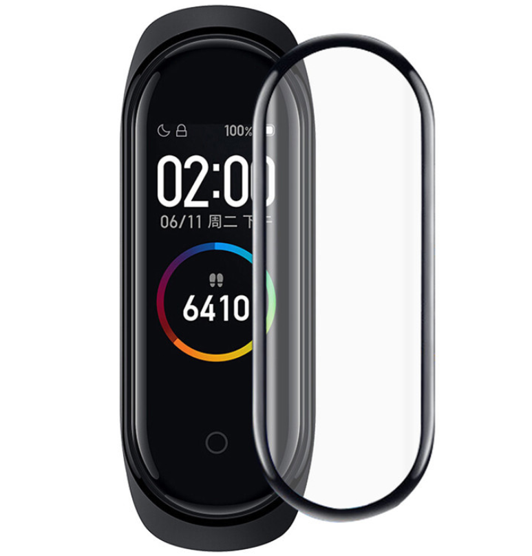 3D Protective Glass for Xiaomi mi band 4 5 glass film for Mi band5 Smart Watchband 4 5 Soft Screen Protector Film For mi band 4 eprolo