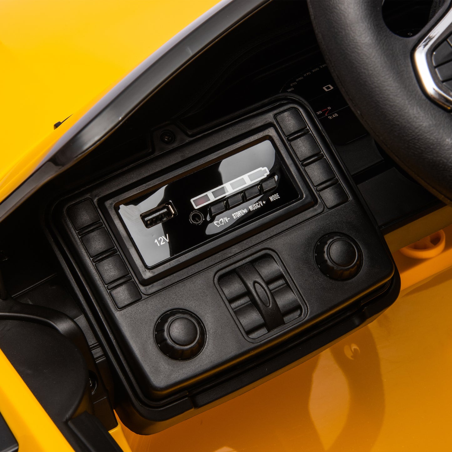 Yellow BMW M4 12v Kids ride on toy car 2.4G W/Parents Remote Control Three speed adjustable eprolo