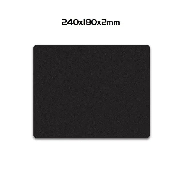 Aluminum Alloy Smooth Mouse Pad 240x180/300mm Hard Metal Slim Desk Mat Rubber Anti-slip Bottom Speed Control Mousepad For Gaming - Shello's Creative Boutique