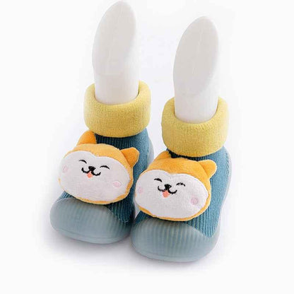 Winter Cotton Warm Baby Floor Socks - Non-Slip Grip Soles - Shello's Creative Boutique