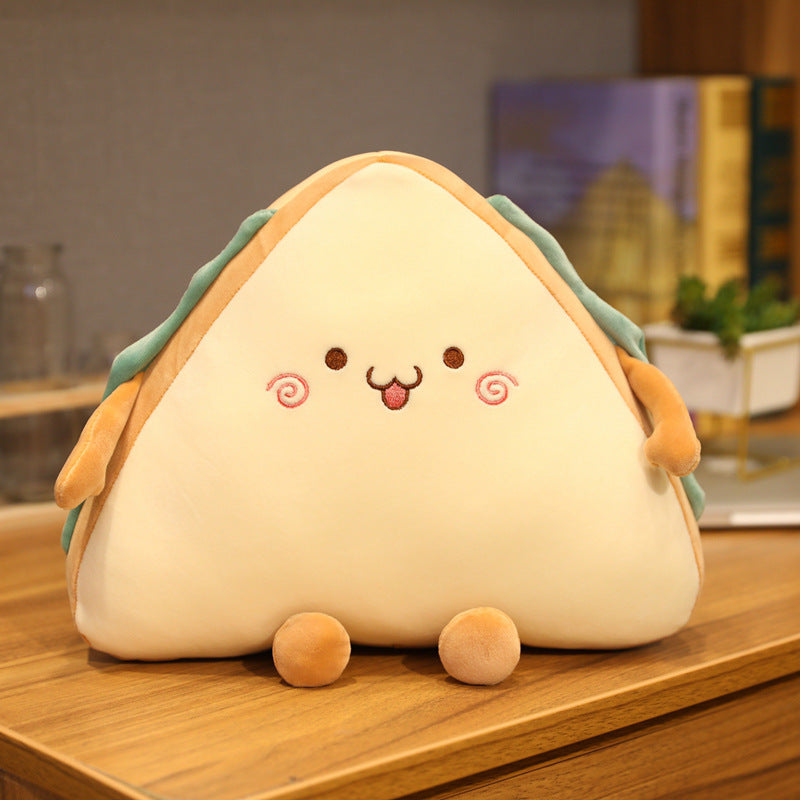 Creative Simulation Sandwich Pillow Plush Food Cushion Cake Room Gift eprolo
