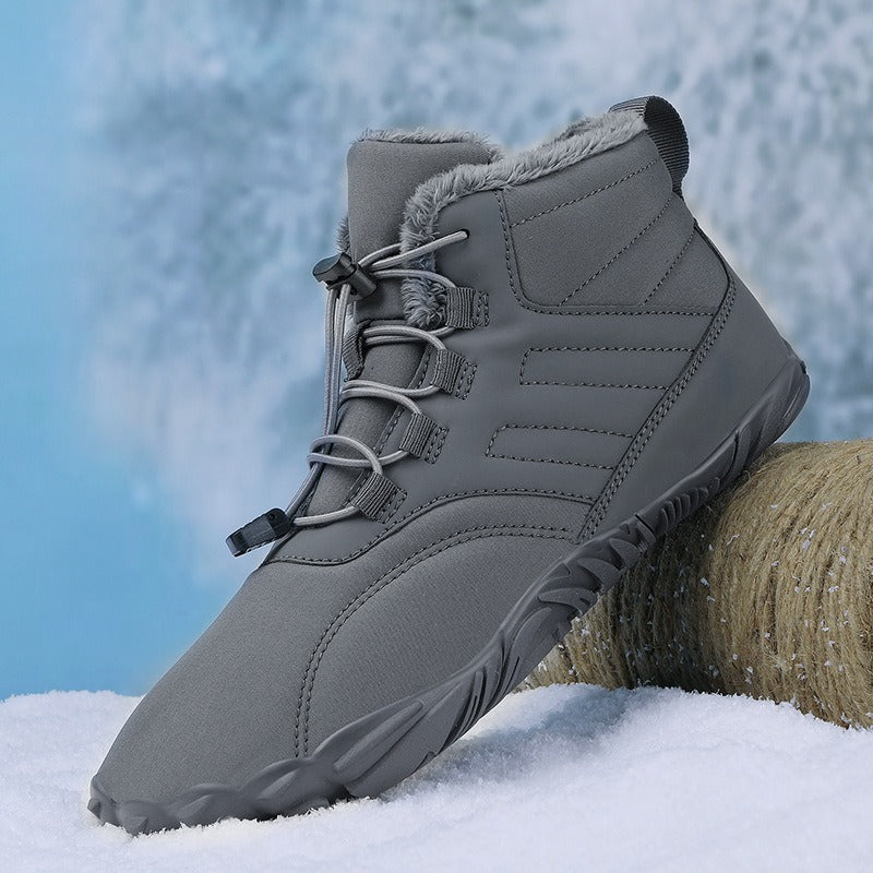 Five Finger Outdoor Sports Cotton Shoes, Men's and Women's Plush Warm Boots, Wear resistant, Non slip, Snow Boots, Winter Thickened Couple Shoes eprolo