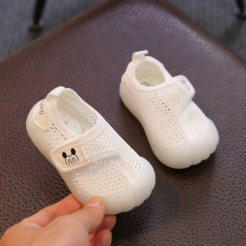 Children's Flying Shoes Boys And Girls Toddler Shoes Breathable Mesh Sports Shoes Soft Bottom Baby Mesh Shoes eprolo