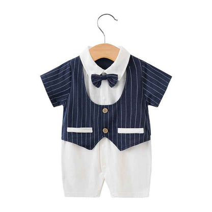 Baby Gentleman Bodysuit – Stylish & Comfortable Summer Wear for Newborns