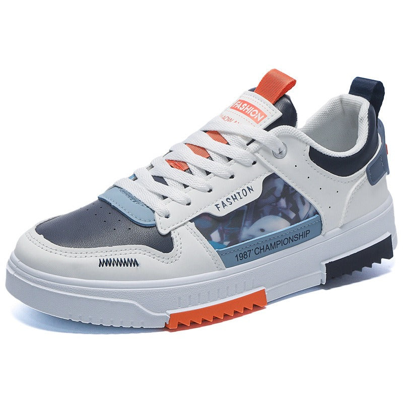 Breathable white shoes for men and students sports and leisure board shoes eprolo