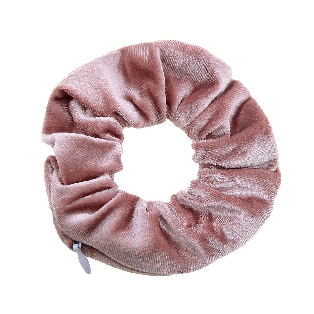 Tie dye velvet zipper large intestine loop - Shello's Creative Boutique