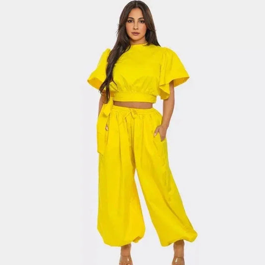 Fashion sports trend women's clothing street trendsetters women's clothing strap two-piece set - Shello's Creative Boutique