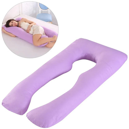 Pregnancy Pillow Bedding Full Body Pillow for Pregnant Women Comfortable U-Shape Cushion Long Side Sleeping Support Pillows - Shello's Creative Boutique