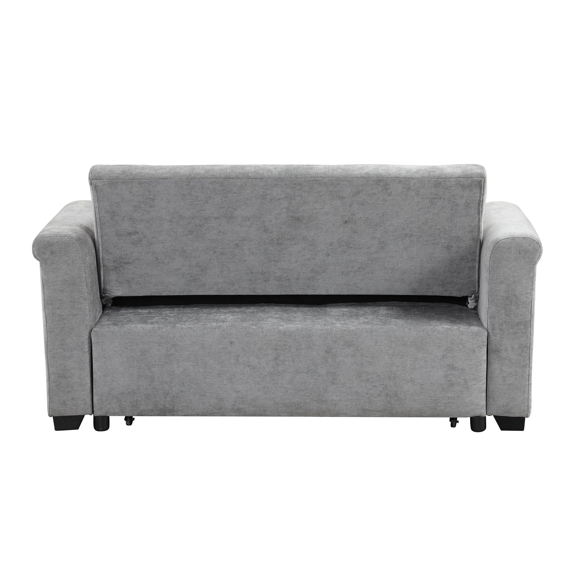 U_STYLE Convertible Soft Cushion Sofa Pull Bed ,for Two People to Sit On eprolo