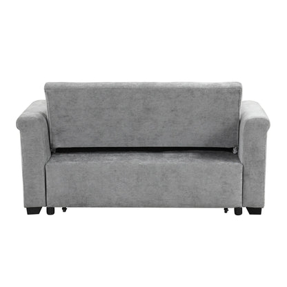 U_STYLE Convertible Soft Cushion Sofa Pull Bed – Stylish & Functional Comfort for Any Space - Shello's Creative Boutique