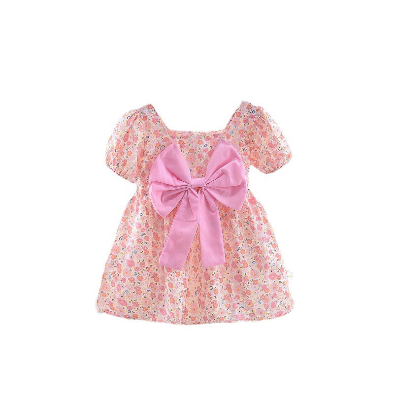 Princess Skirt Girls Summer Dress Children's Summer Thin Section Baby Foreign Style 1 Year Old Dress Girl Baby Shello Creative Boutique
