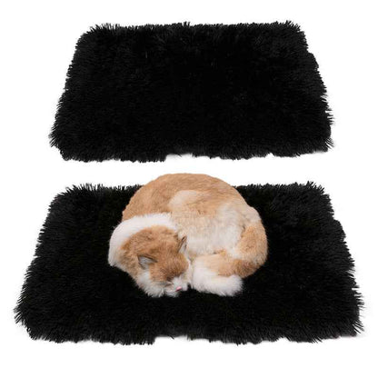 Human Pet Dual-Use Plush Pad Pet Round Pad Warm And Comfortable Machine Washable Small Suitable For Autumn And Winter Comfort