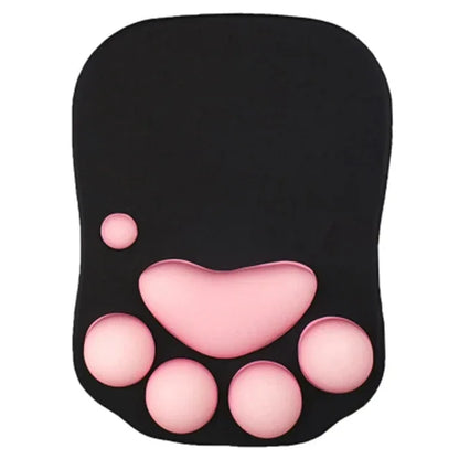 3D Mouse Pad Soft Silicone Cute Cat Paw Mouse Mat Memory Foam Wrist Rests Cushions Mousepad for kids Laptop Computer Mousepad - Shello's Creative Boutique