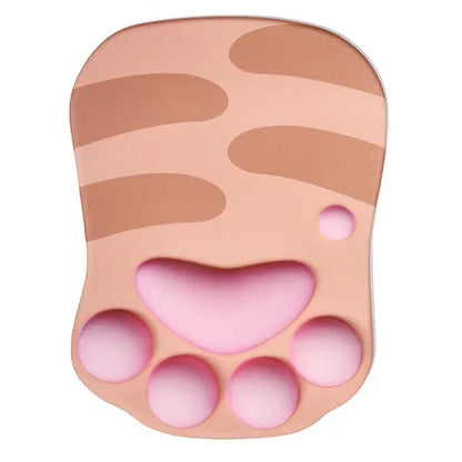 3D Mouse Pad Soft Silicone Cute Cat Paw Mouse Mat Memory Foam Wrist Rests Cushions Mousepad for kids Laptop Computer Mousepad - Shello's Creative Boutique