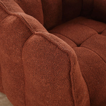 Soft Bean Bag Chair with High Resilient Foam with Footstool - Shello's Creative Boutique