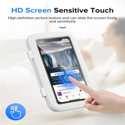 Shower Phone Box Bathroom Waterproof Phone Case Seal Protection Touch Screen Mobile Phone Holder For Kitchen Handsfree Gadget - Shello's Creative Boutique