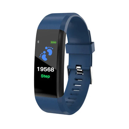 115 Plus Bluetooth Smart Watch Heart Rate Monitor Smart Watch Fitness Tracker Bracelet Waterproof Smart Wristband - Shello's Creative Boutique