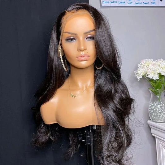 Lace Front Human Hair Wig - Natural Closure Wig for Women - Shello's Creative Boutique