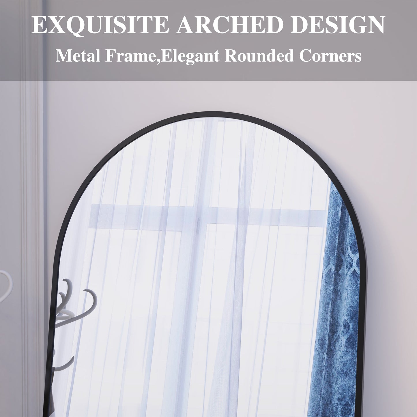 71"×32" Big Full Body Mirror for Bedroom Oversized Floor Mirror Large Standing Mirror Living Room Dressing Mirror Leaning Agains eprolo