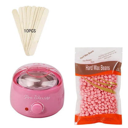 500Cc Mini Wax Warmer Heater Electric Hands Spa Hair Removal Depilatory Melting Wax Machine Pot Temperature Control - Shello's Creative Boutique