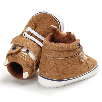 Baby Autumn Shoes Kid Boy Girl Lace Cotton Cloth First Walker Anti-slip Soft Sole Sneaker - Shello's Creative Boutique