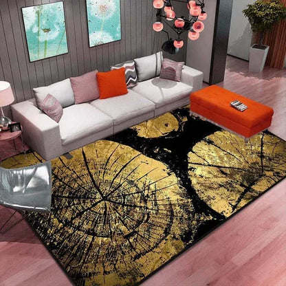 Abstract Floral Kitchen & Living Room Carpet – Anti-Slip Designer Floor Mat - Shello's Creative Boutique