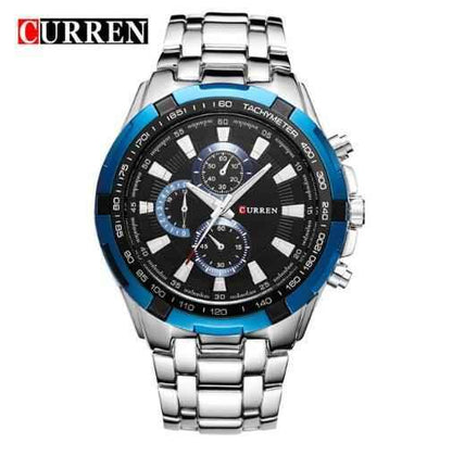 CURREN Men's Waterproof Sports Watch - Durable Quartz Wristwatch for Active Lifestyle - Shello's Creative Boutique